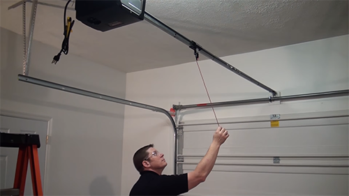 Understand your garage door emergency release feature